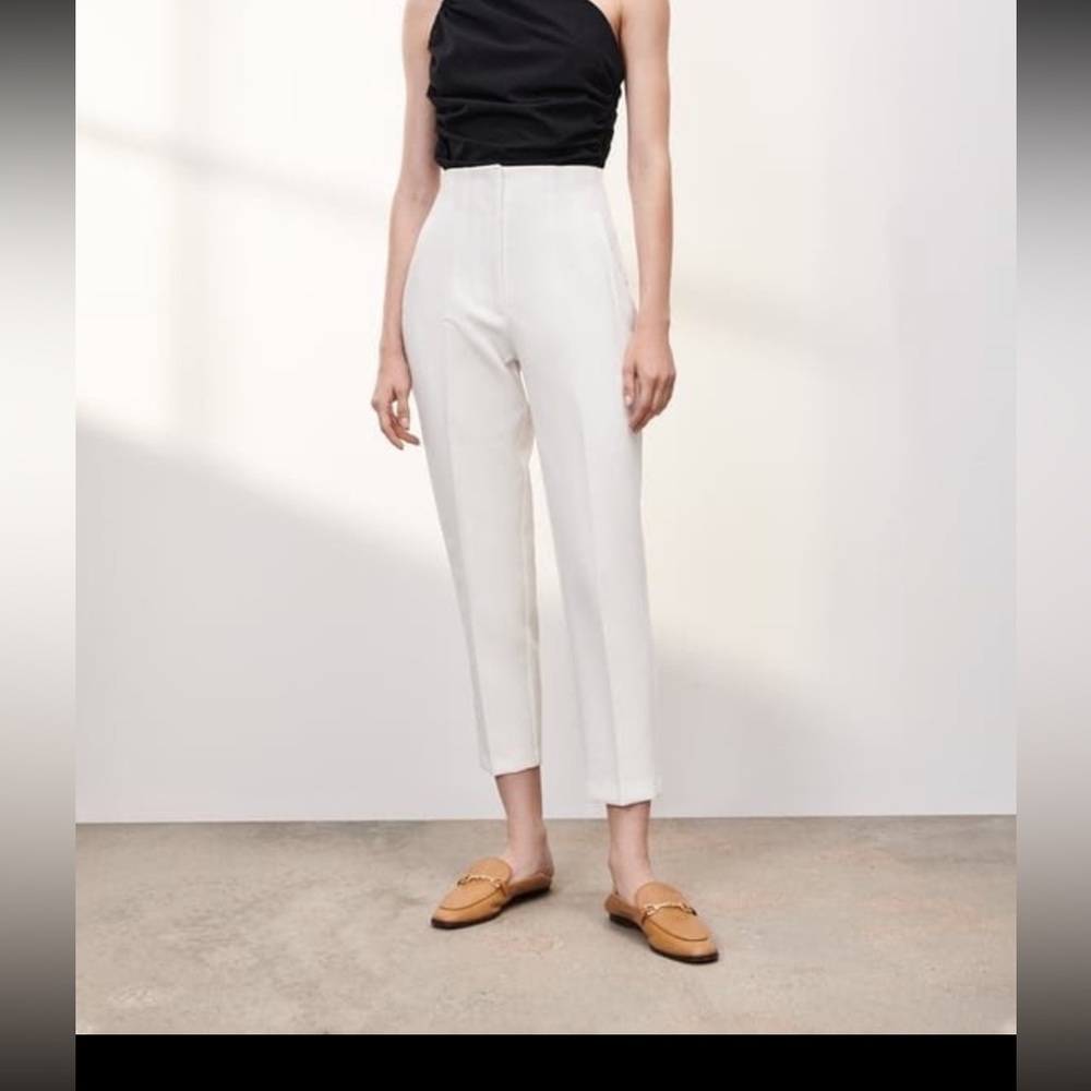 Zara high waisted trousers